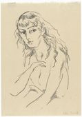 Otto Schoff. Blond Girl (Blondes M&auml;dchen). unknown