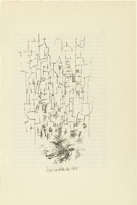 Paul Klee. Death for an Idea (Der Tod f&uuml;r die Idee) (plate, [p. 93]) from  Zeit-Echo. Ein Kriegs-Tagebuch der K&uuml;nstler vol. 1, no. 7 (Jan 1915). (1915)