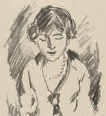 Otto Schoff. Brunette (Braunes M&auml;dchen). unknown