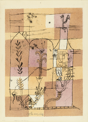 Paul Klee. Hoffmannesque Scene (Hoffmanneske Szene) from the portfolio New European Graphics, 1st Portfolio: Masters of the State Bauhaus, Weimar (Neue europ&auml;ische Graphik, 1. Mappe: Meister des Staatlichen Bauhauses in Weimar), 1921. 1921