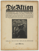 Franti&scaron;ek B&iacute;lek. Die Aktion, vol. 6, no. 18/19. May 6, 1916