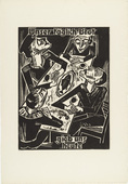 Max Pechstein. Give us this day / our daily bread (Unser t&auml;glich Brot / gieb uns heute) from The Lord's Prayer (Das Vater Unser). 1921