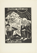 Max Pechstein. But deliver us from evil (Sondern erl&ouml;se uns von dem &Uuml;bel) from The Lord's Prayer (Das Vater Unser). 1921