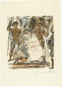 Lovis Corinth. The King and Queen of Golconda on Their Thrones (K&ouml;nig und K&ouml;nigin von Golkonde auf dem Thron) from The Queen of Golconda (Die K&ouml;nigin von Golkonde). (1920/21)