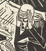 Max Pechstein. But deliver us from evil (Sondern erl&ouml;se uns von dem &Uuml;bel) from The Lord's Prayer (Das Vater Unser). 1921