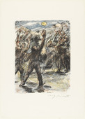 Lovis Corinth. The Oath on R&uuml;tli (Der Schwur auf dem R&uuml;tli) from William Tell (Wilhelm Tell). (1923-24, published 1925)