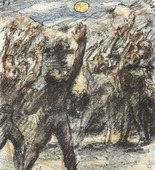 Lovis Corinth. The Oath on R&uuml;tli (Der Schwur auf dem R&uuml;tli) from William Tell (Wilhelm Tell). (1923-24, published 1925)