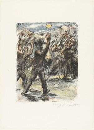 Lovis Corinth. The Oath on R&uuml;tli (Der Schwur auf dem R&uuml;tli) from William Tell (Wilhelm Tell). (1923-24, published 1925)