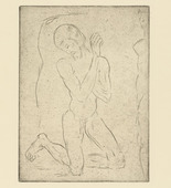 Wilhelm Lehmbruck. John the Baptist (Johannes). (1911, printed  1920)