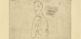 Wilhelm Lehmbruck. Striding Man (Large) (Schreitender Mann, gro&szlig;). (1914, printed 1920)