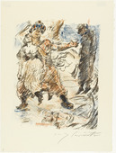 Lovis Corinth. Aline Falls into the Hands of Corsairs (Aline f&auml;llt in die Hand der Korsaren) from The Queen of Golconda (Die K&ouml;nigin von Golkonde). (1920/21)