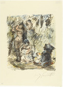 Lovis Corinth. Aline Adorned as Queen Again (Aline wird wieder als K&ouml;nigin geschm&uuml;ckt) from The Queen of Golconda (Die K&ouml;nigin von Golkonde). (1920/21)