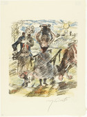 Lovis Corinth. The Young Hunter Greets Aline (Der junge J&auml;ger begr&uuml;sst Aline) from The Queen of Golconda (Die K&ouml;nigin von Golkonde). (1920/21)