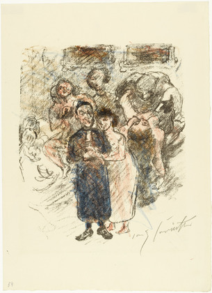 Lovis Corinth. Aline and the Minister (Aline und der Pfarrer) from The Queen of Golconda (Die K&ouml;nigin von Golkonde). (1920/21)