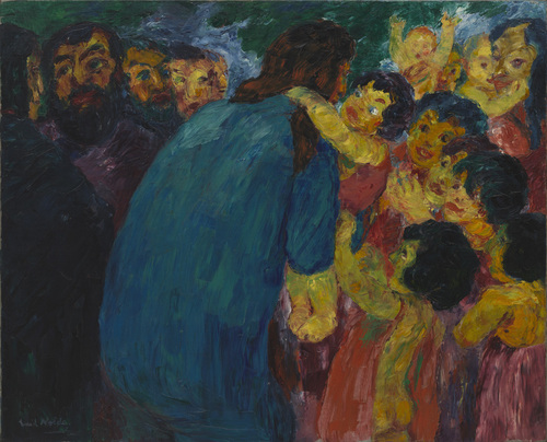 Emil Nolde. Christ and the Children. 1910