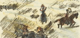Lovis Corinth. Reliving the Experience of Their Youth (Die Wiederholung des Jugenderlebnisses) from The Queen of Golconda (Die K&ouml;nigin von Golkonde). (1920/21)