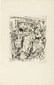 Max Beckmann. K&ouml;nigin Bar II (K&ouml;niginbar II). (1923)