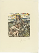 Lovis Corinth. Aline and Her Lover in Old Age in the Valley of Their Youth (Aline und der Geliebte als alte Leute in ihrem Jugendtal) from The Queen of Golconda (Die K&ouml;nigin von Golkonde). (1920/21)