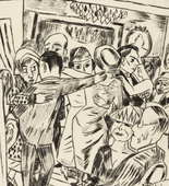 Max Beckmann. K&ouml;nigin Bar II (K&ouml;niginbar II). (1923)