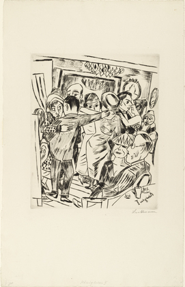 Max Beckmann. K&ouml;nigin Bar II (K&ouml;niginbar II). (1923)