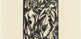 Walter Helbig. Nudes (Akte) from 16 Woodcuts (16 Holzschnitte). 1915, published 1926