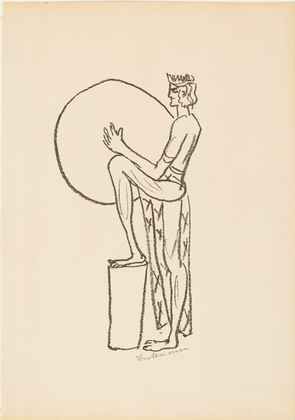 Max Beckmann. Composition (Komposition) from the illustrated book Max Beckmann. (1948, published 1949)