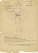 Oskar Schlemmer. Wire Costume (Draht-Kost&uuml;m) from Notes and Sketches for the Triadic Ballet (Das triadische Ballett). (c. 1938)