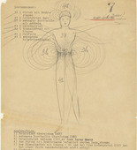 Oskar Schlemmer. Wire Costume (Draht-Kost&uuml;m) from Notes and Sketches for the Triadic Ballet (Das triadische Ballett). (c. 1938)