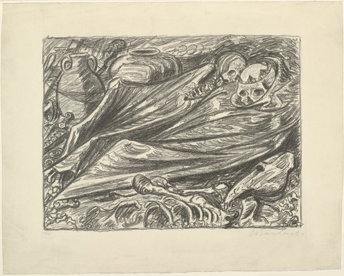 Ernst Barlach. King's Grave (K&ouml;nigsgrab). (1930)