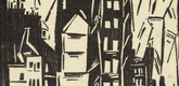 Lyonel Feininger. Houses in Old Paris (Pariser H&auml;user). 1919