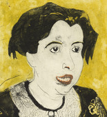 Rolf Nesch. Miss K. (Fr&auml;ulein K.). (1926)