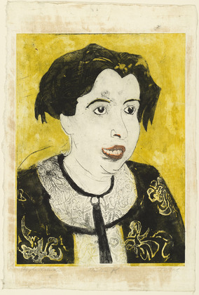 Rolf Nesch. Miss K. (Fr&auml;ulein K.). (1926)