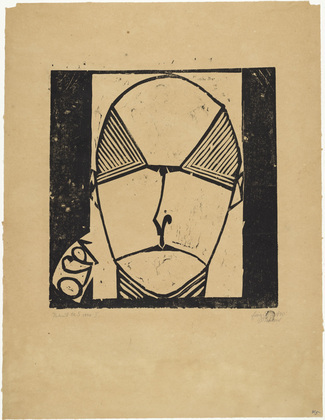 Ewald Matar&eacute;. Portrait of Dr. Scholz (Bildnis Dr. Scholz). 1920