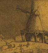 Lyonel Feininger. Old Windmill (Alte M&uuml;hle). 1912