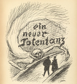 Alfred Kubin. The Comet (Der Komet) from Ein neuer Totentanz (A New Dance of Death). 1947 (reproduced drawing executed 1938)