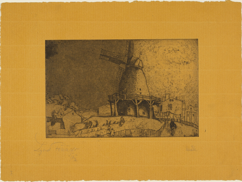 Lyonel Feininger. Old Windmill (Alte M&uuml;hle). 1912