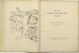 Max Pechstein. Untitled (frontispiece) from Die Saml&auml;ndische Ode (The Samland Ode). 1918 (executed 1917)