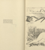 Max Pechstein. Untitled (plate, page facing colophon) from Die Saml&auml;ndische Ode (The Samland Ode). 1918 (executed 1917)