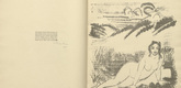 Max Pechstein. Untitled (plate, page facing colophon) from Die Saml&auml;ndische Ode (The Samland Ode). 1918 (executed 1917)