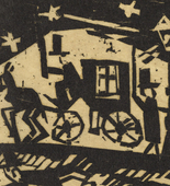 Lyonel Feininger. The Hack (Die M&auml;hre). 1919