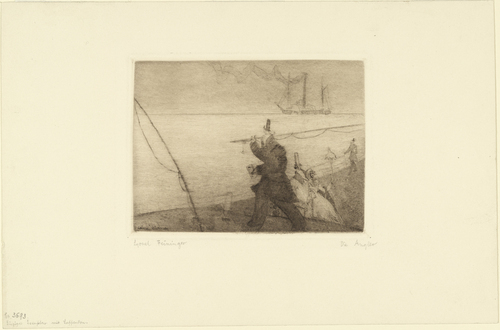 Lyonel Feininger. The Anglers (Die Angler). (c. 1910-1911)