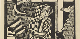 Gerhard Marcks. The Owl (Die Eule) from the portfolio New European Graphics, 1st Portfolio: Masters of the State Bauhaus, Weimar, 1921 (Neue europ&auml;ische Graphik, 1. Mappe: Meister des Staatlichen Bauhauses in Weimar, 1921). 1921