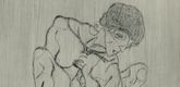 Egon Schiele. Sorrow (K&uuml;mmernis) from The Graphic Work of Egon Schiele (Das Graphische Werk von Egon Schiele). (1914, published 1922)