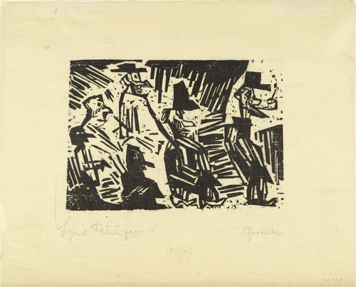 Lyonel Feininger. Old Shellbacks (Alte Seeb&auml;ren). 1919