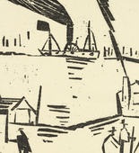 Lyonel Feininger. Estuary (M&uuml;ndung). 1921