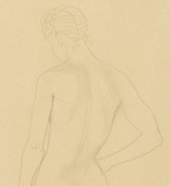 Gerhard Marcks. Standing Nude, Back (Stehender R&uuml;ckenakt). (c. 1938)