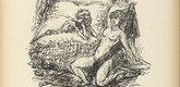 Alfred Kubin. Dirne (Prostitute) from Ein neuer Totentanz (A New Dance of Death). 1947 (reproduced drawing executed 1938)