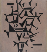 Vasily Kandinsky. Lightly Touching [also known as "Lightly Touched"] (Leicht ber&uuml;hrt). 1931