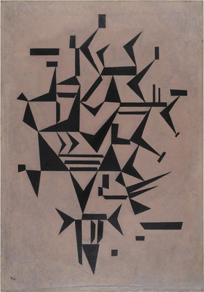 Vasily Kandinsky. Lightly Touching [also known as "Lightly Touched"] (Leicht ber&uuml;hrt). 1931