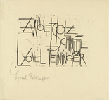 Lyonel Feininger. Title page (Titelblatt) from the portfolio Twelve Woodcuts by Lyonel Feininger (Zw&ouml;lf Holzschnitte von Lyonel Feininger). (1920)